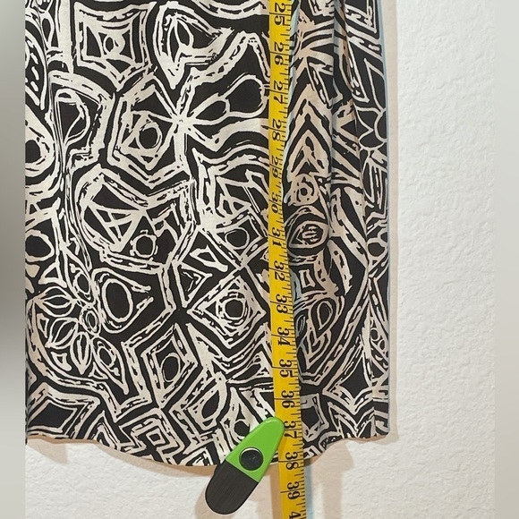 DVF Diane Von Furstenberg ROCCO Silk Jersey Dress Tribal Tattoo New NWT size 6 - Picture 11 of 12